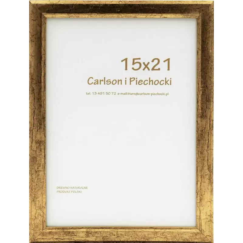 Ramka na zdjęcie złota...