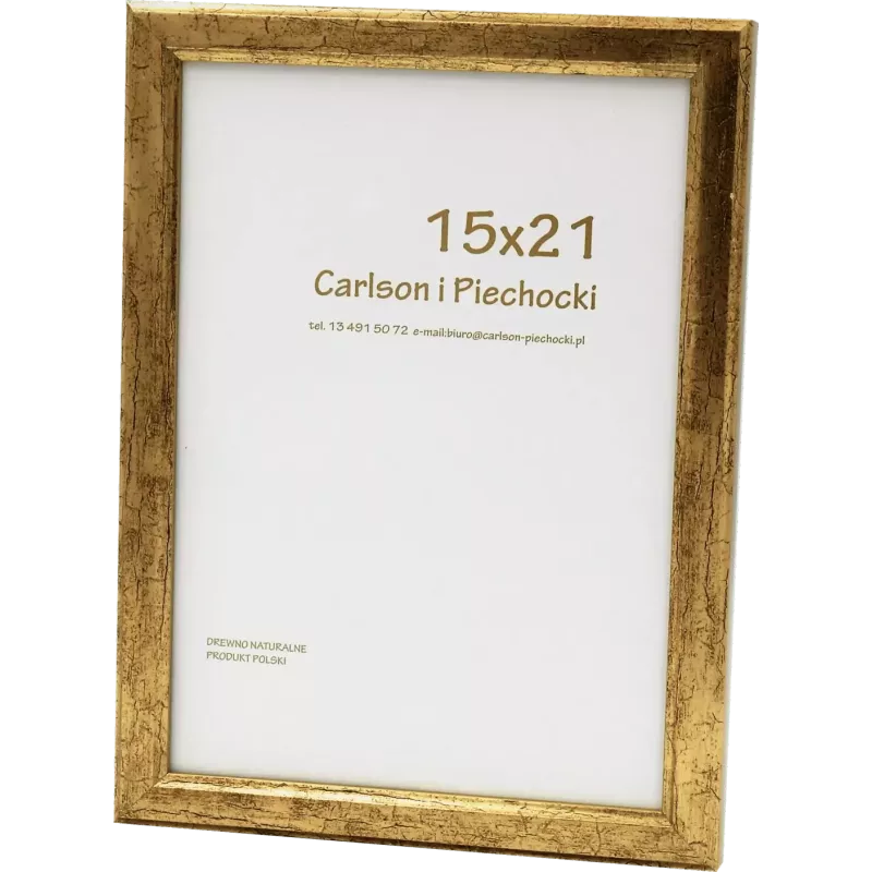 Ramka na zdjęcie złota...