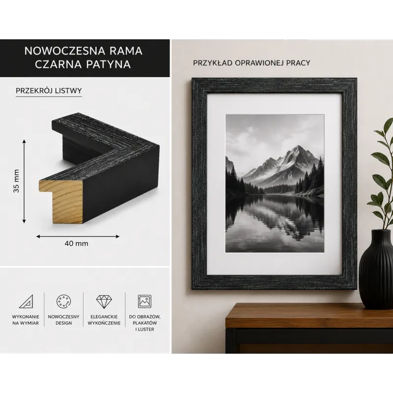 Nowoczesna rama do oprawy...