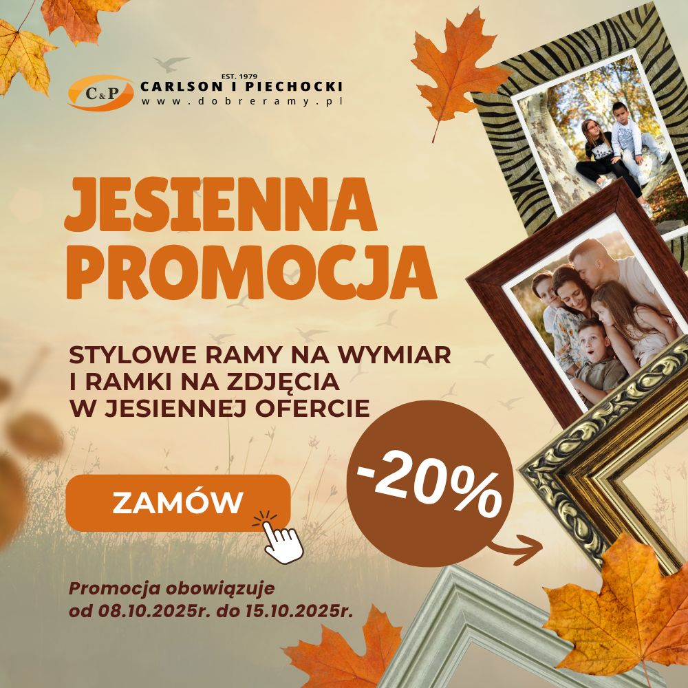 Promocja jesienna - ramki na zdjęcia i ramy na wymiar